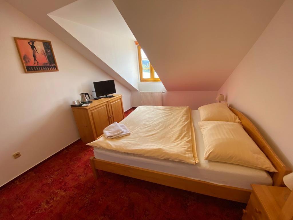 Pension U Kostela Frymburk Bagian luar foto